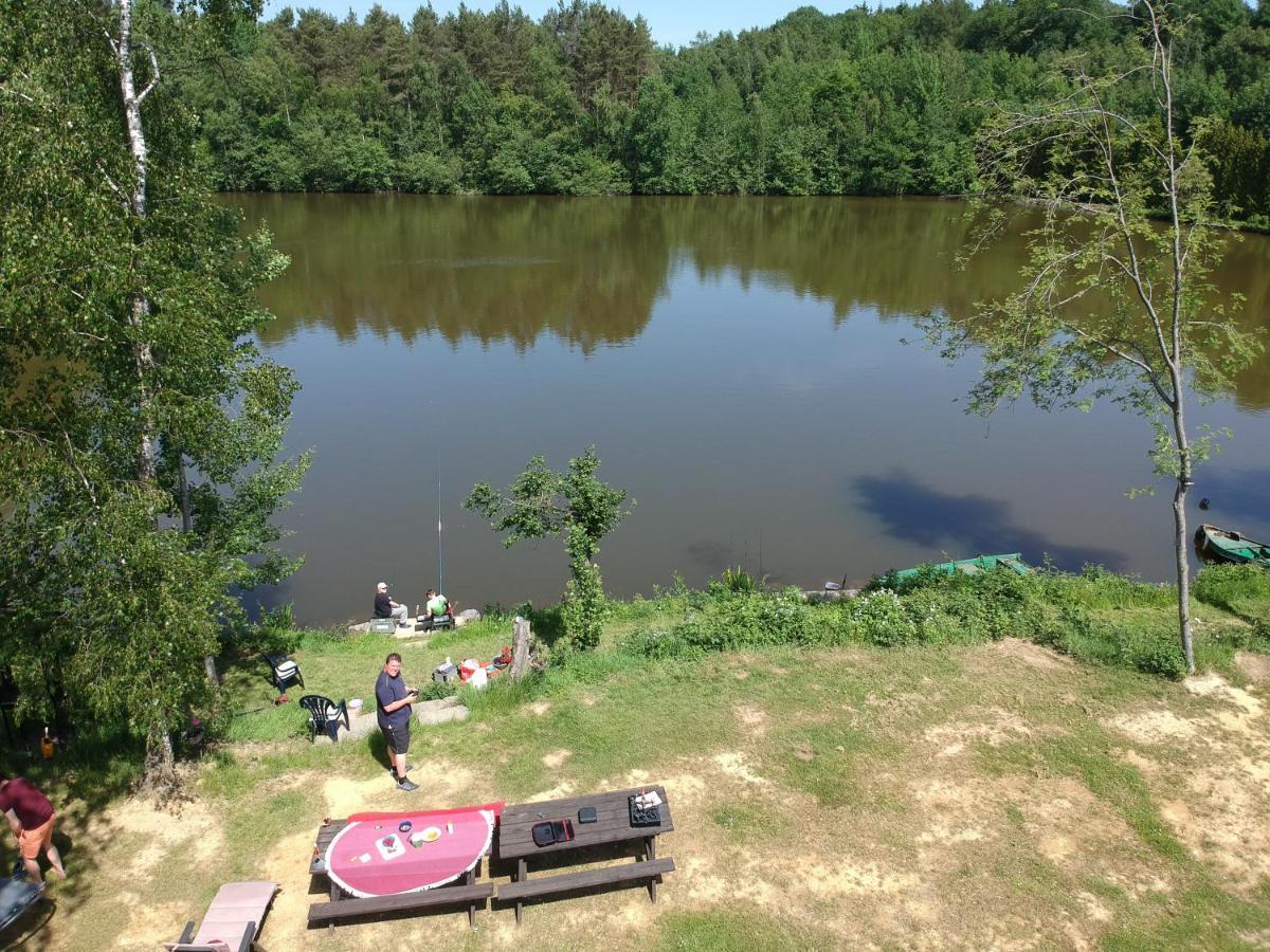 Florennes Gite Neuf 150 M2 Devant Un Grand Lac Prive De 2 Hectares Poissonneux Au Milieu Des Bois Zewnętrze zdjęcie
