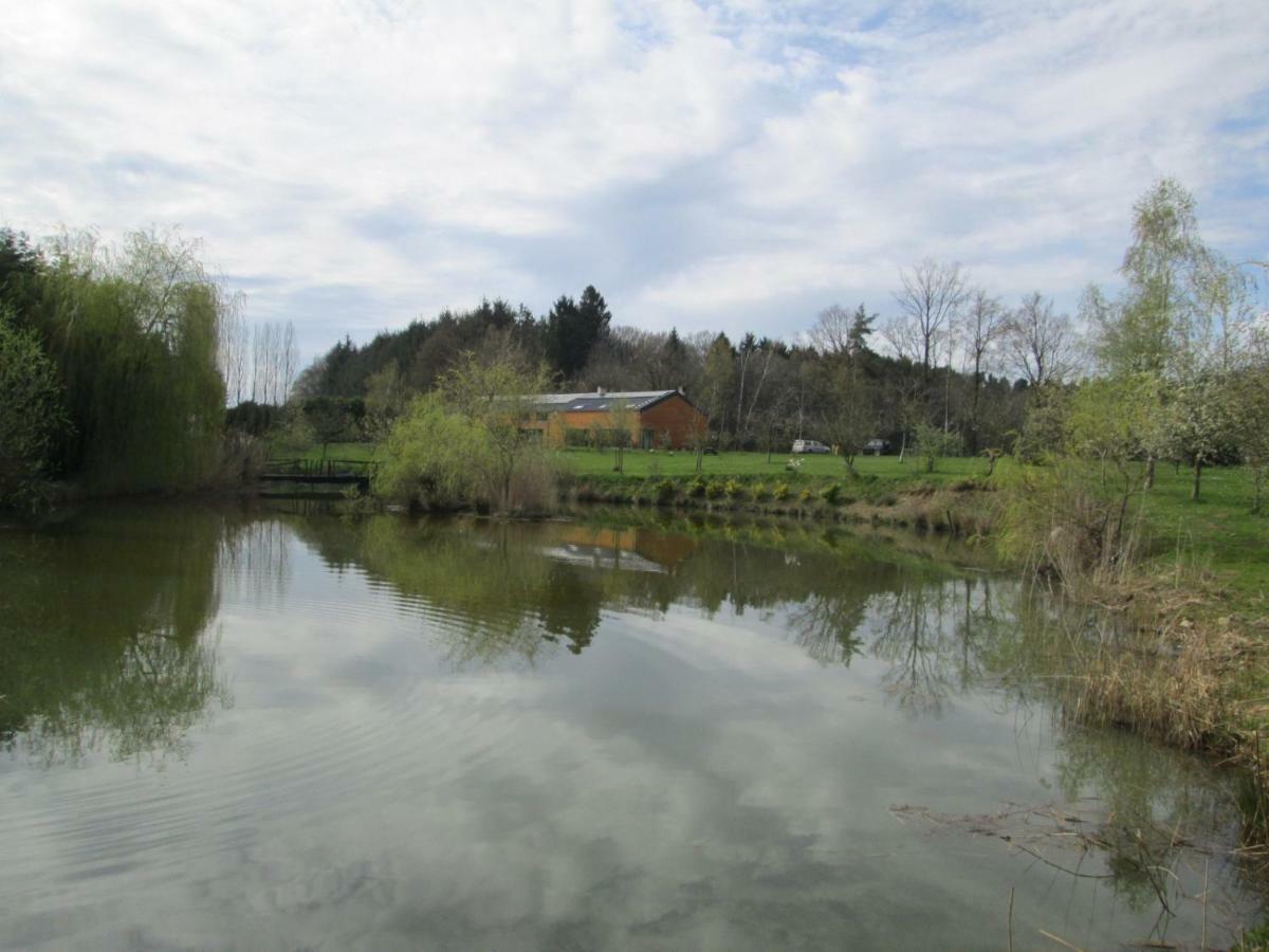 Florennes Gite Neuf 150 M2 Devant Un Grand Lac Prive De 2 Hectares Poissonneux Au Milieu Des Bois Zewnętrze zdjęcie